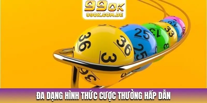 Đa dạng hình thức cược thưởng hấp dẫn
