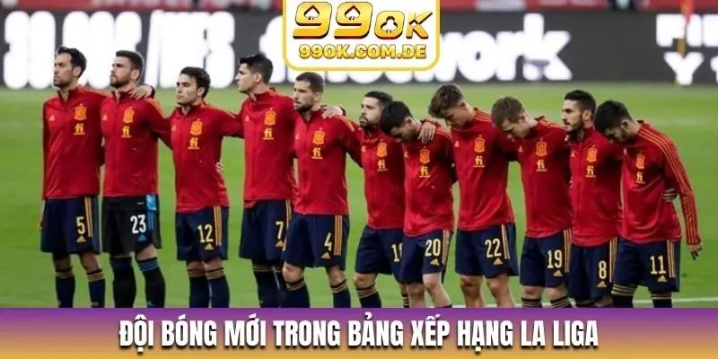 Đội bóng mới trong bảng xếp hạng La Liga